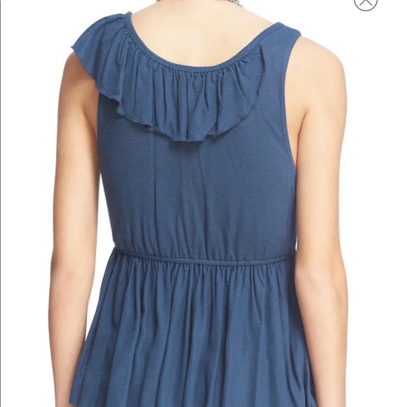 Free People Asymmetrical Ruffle Tank - Picture 3 of 5
